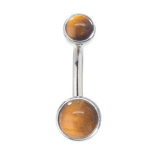 Bezel Natural Stone Navel Curve