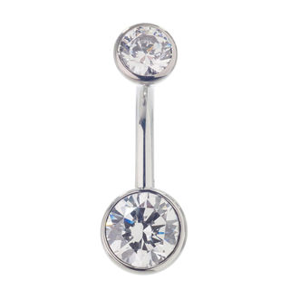 Bezel Faceted Navel Curve