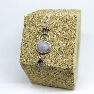 N30 - Lavender Jade Necklace