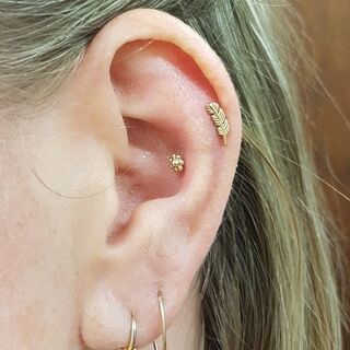 low helix & conch
