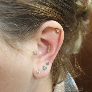 conch, helix & tragus