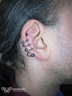 16 gauge triple helix corkscrew