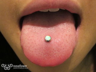 12 gauge tongue piercing
