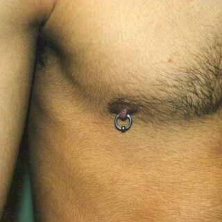 12g (2mm) Nipple Piercing