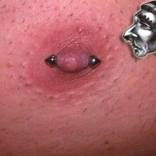 12g (2mm) Nipple Piercing