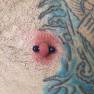 12g (2mm) Nipple Piercing