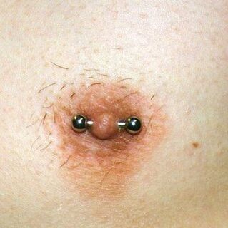 12g (2mm) Nipple Piercing