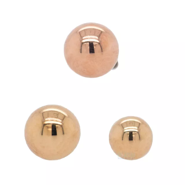 12g 3mm Solid Gold Ball