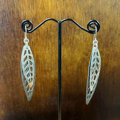 JB108 - Double Leaf Earrings