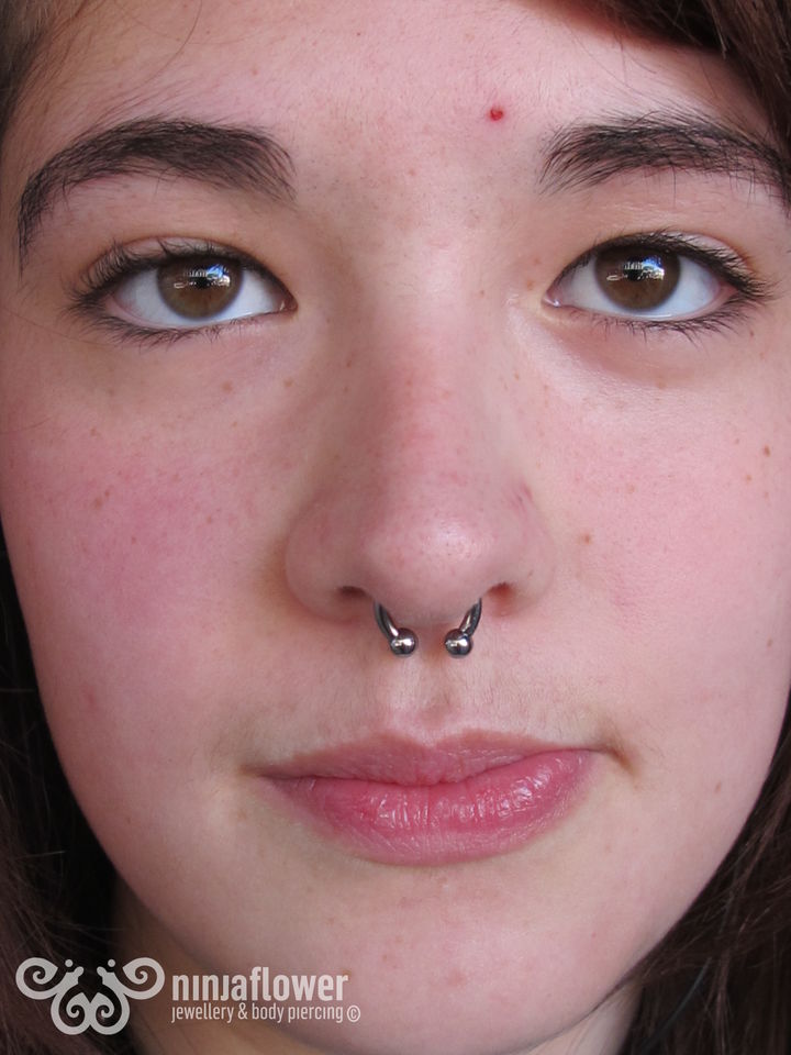 12 gauge septum. pretty septum jewelry. 