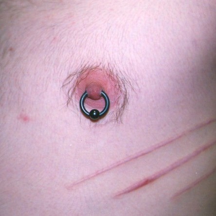 12g 2mm Nipple Piercing Ninjaflower