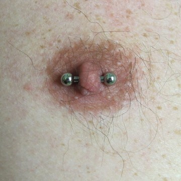 12g (2mm) Nipple Piercing