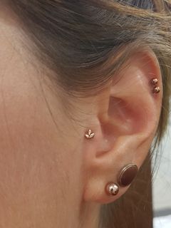 tragus & double helix