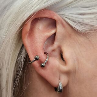 14gauge healed conch