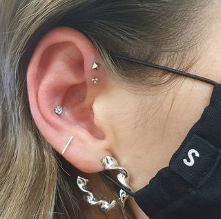 16gauge Double forward helix