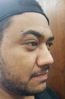 16 gauge eyebrow