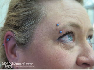 16 gauge eyebrow