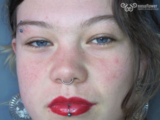 16 gauge eyebrow