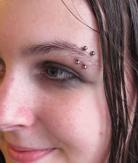 16 gauge double eyebrow