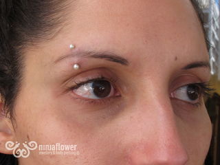 16 gauge eyebrow