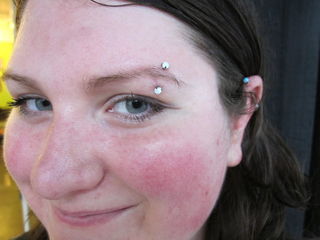 16 gauge eyebrow