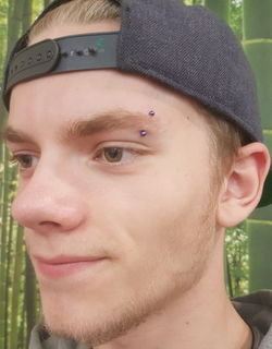 16 gauge eyebrow