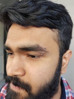 16 gauge eyebrow