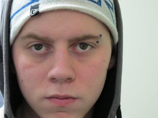 16 gauge eyebrow