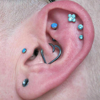 14 gauge/16 gauge triple helix