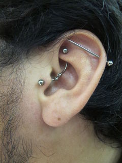 12 gauge rook to tragus