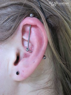 16 gauge helix to conch
