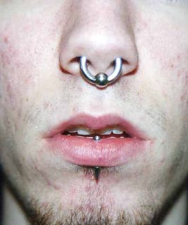 14gauge vertical labret