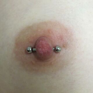 12g (2mm) Nipple Piercing