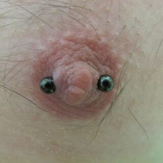 12g (2mm) Nipple Piercing