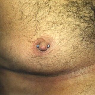 12g (2mm) Nipple Piercing