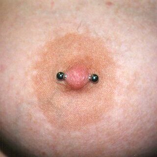 12g (2mm) Nipple Piercing